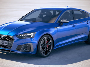 Audi S5 Sportback 2020 3D Model