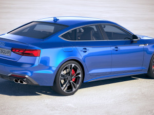 Audi S5 Sportback 2020 3D Model