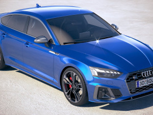 Audi S5 Sportback 2020 3D Model