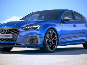 Audi S5 Sportback 2020 3D Model
