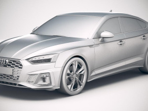 Audi S5 Sportback 2020 3D Model