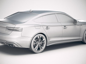 Audi S5 Sportback 2020 3D Model