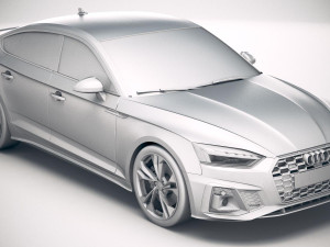 Audi S5 Sportback 2020 3D Model