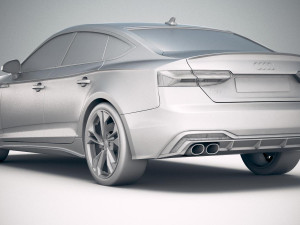 Audi S5 Sportback 2020 3D Model