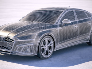 Audi S5 Sportback 2020 3D Model