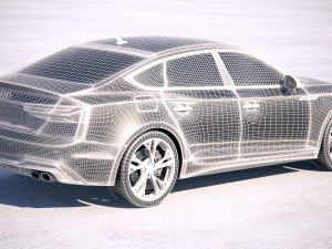 Audi S5 Sportback 2020 3D Model