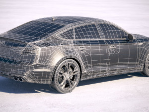 Audi S5 Sportback 2020 3D Model
