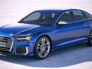 Audi S6 2020 3D Model