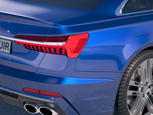 Audi S6 2020 3D Model