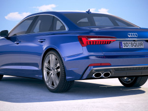Audi S6 2020 3D Model
