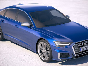Audi S6 2020 3D Model