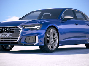 Audi S6 2020 3D Model
