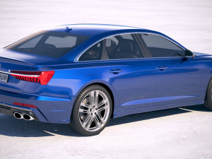 Audi S6 2020 3D Model