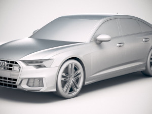 Audi S6 2020 3D Model