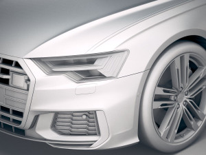 Audi S6 2020 3D Model