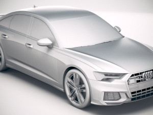 Audi S6 2020 3D Model