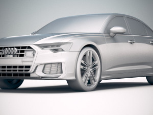 Audi S6 2020 3D Model