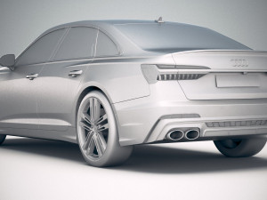 Audi S6 2020 3D Model