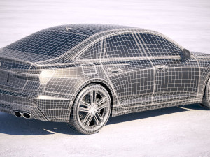 Audi S6 2020 3D Model