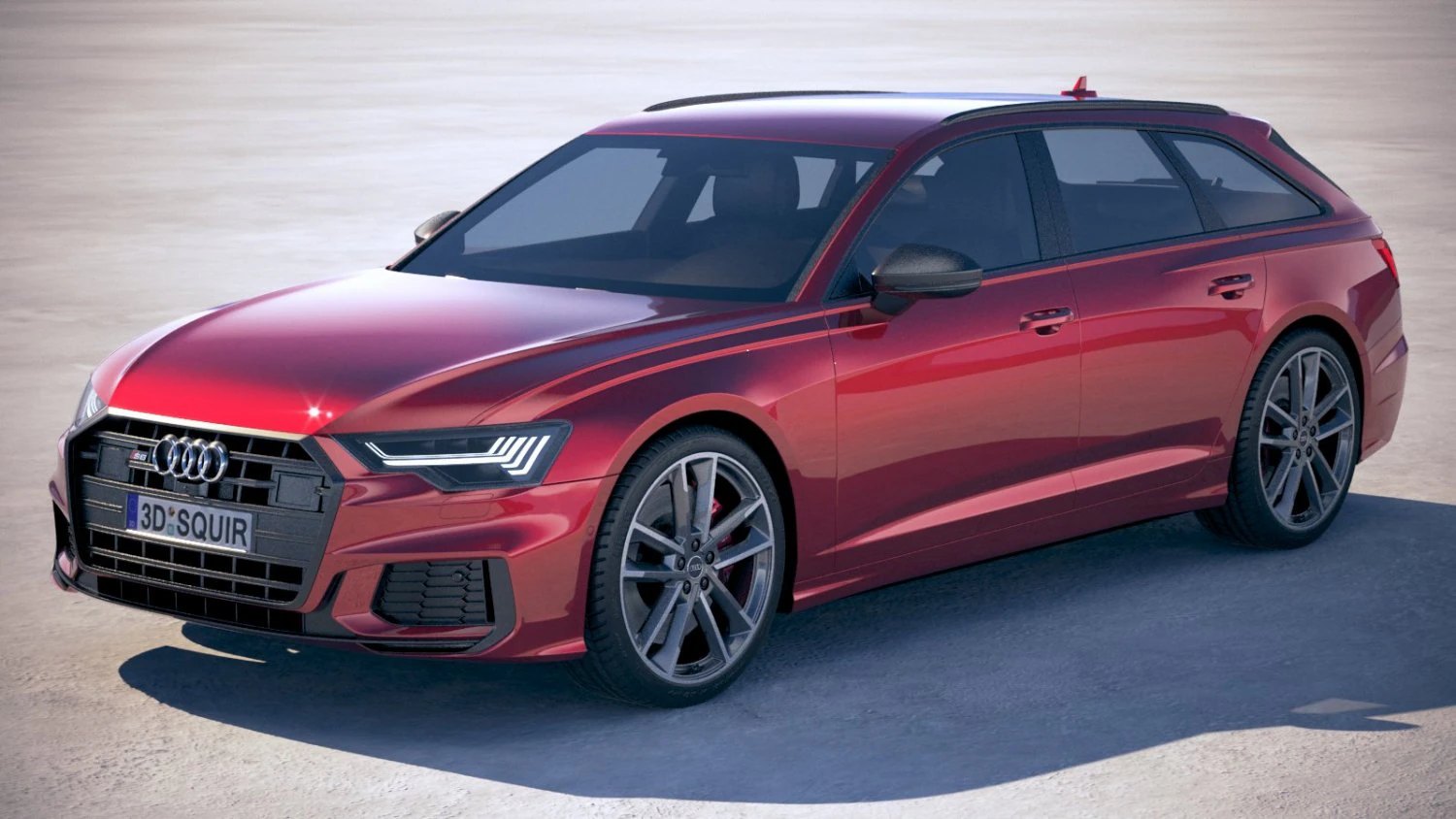 Audi S6 Avant 2020 3D Model .c4d .max .obj .3ds .fbx .stl .blend 