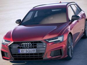 Audi S6 Avant 2020 3D Model