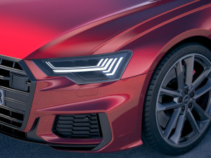 Audi S6 Avant 2020 3D Model