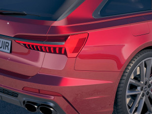 Audi S6 Avant 2020 3D Model