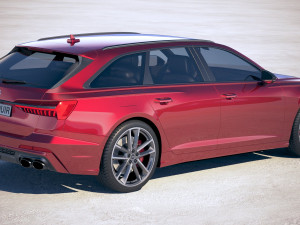 Audi S6 Avant 2020 3D Model