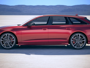 Audi S6 Avant 2020 3D Model