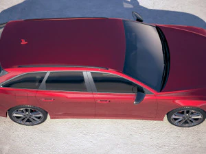 Audi S6 Avant 2020 3D Model