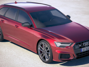 Audi S6 Avant 2020 3D Model