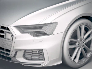 Audi S6 Avant 2020 3D Model
