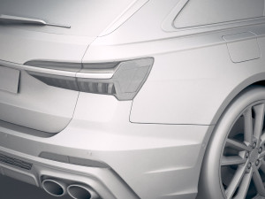 Audi S6 Avant 2020 3D Model