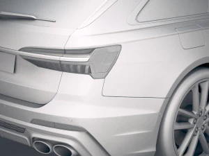 Audi S6 Avant 2020 3D Model
