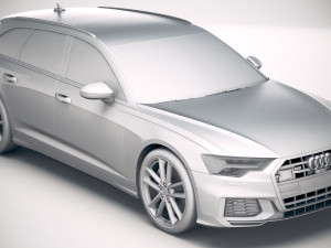 Audi S6 Avant 2020 3D Model