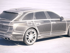 Audi S6 Avant 2020 3D Model