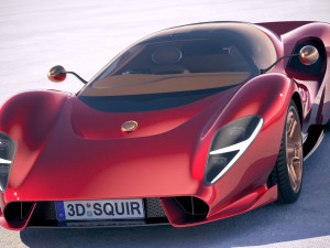 Detomaso P72 2020 Modèle 3D