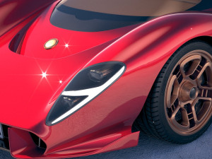Detomaso P72 2020 Modèle 3D