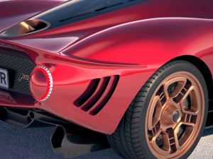 Detomaso P72 2020 Modèle 3D