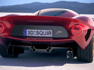 Detomaso P72 2020 3D Model