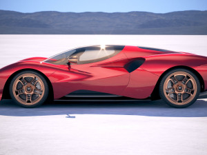 Detomaso P72 2020 Modèle 3D