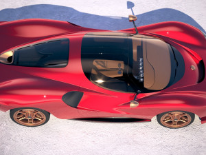 Detomaso P72 2020 Modèle 3D