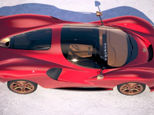 Detomaso P72 2020 3D Model