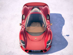 Detomaso P72 2020 3D Model
