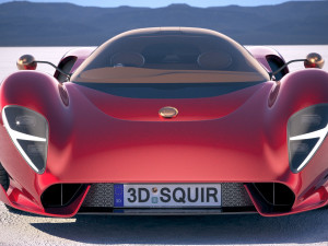 Detomaso P72 2020 Modèle 3D