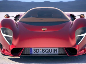 Detomaso P72 2020 3D Model
