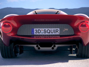 Detomaso P72 2020 3D Model