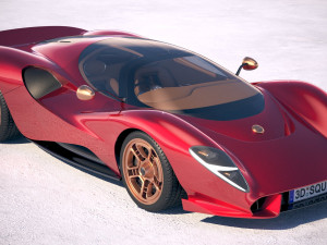 Detomaso P72 2020 Modèle 3D