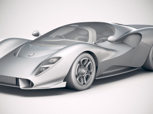 Detomaso P72 2020 Modèle 3D