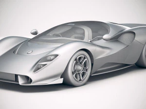 Detomaso P72 2020 3D Model